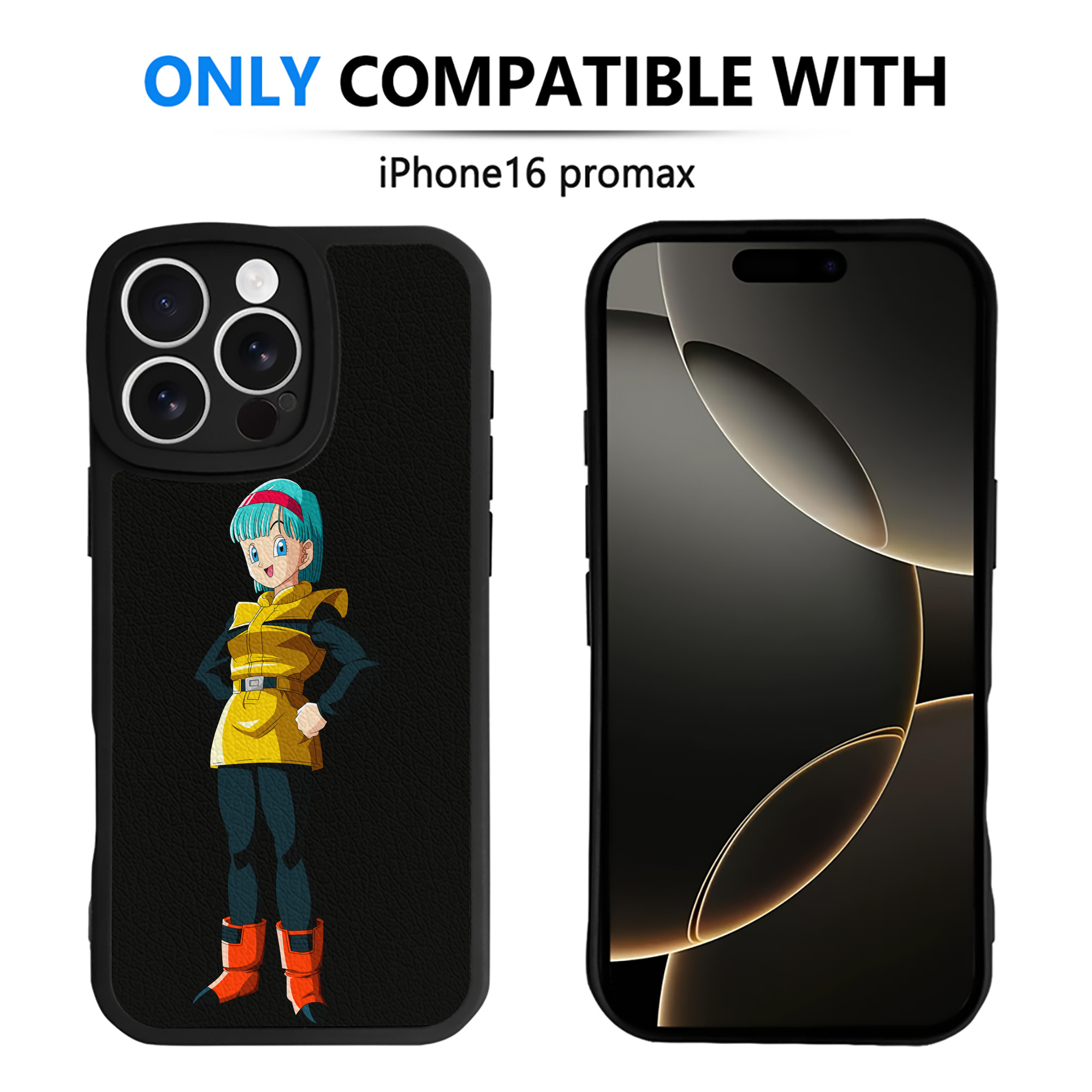 （画像用） ドラゴンボール DRAGON BALL 【iPhone 16シリーズ対応】シリコンスマホケース（レザー調） 材質：シリコン